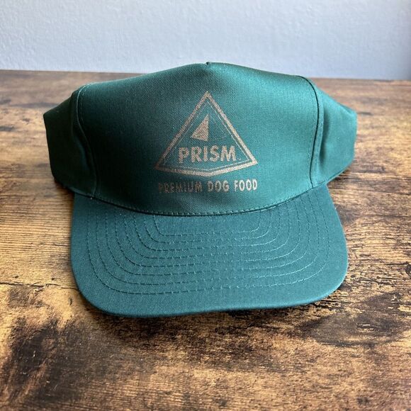 Vintage Prism Premium Dog Food Trucker‎ Hat Adjustable Cap Teal Green Western OS - Picture 1 of 6